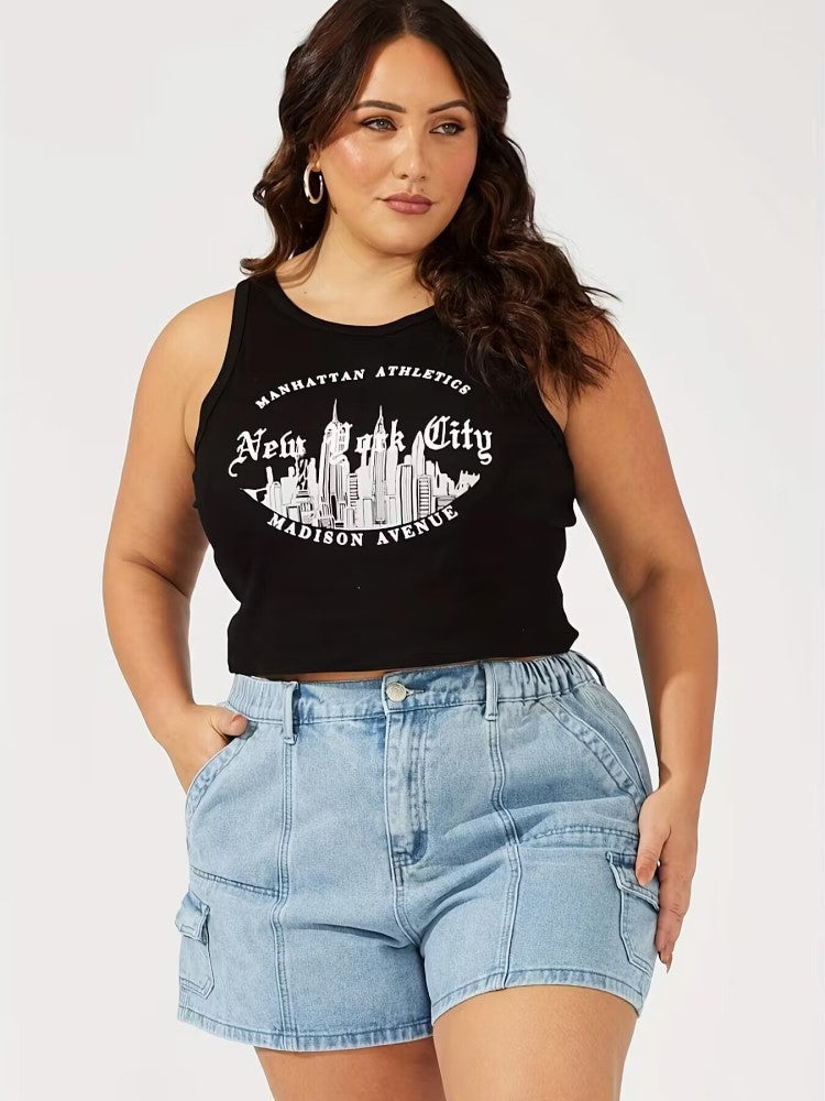 Plus Size Clohtes Pocket Denim Shorts Elastic Large Size Fat MM Pants