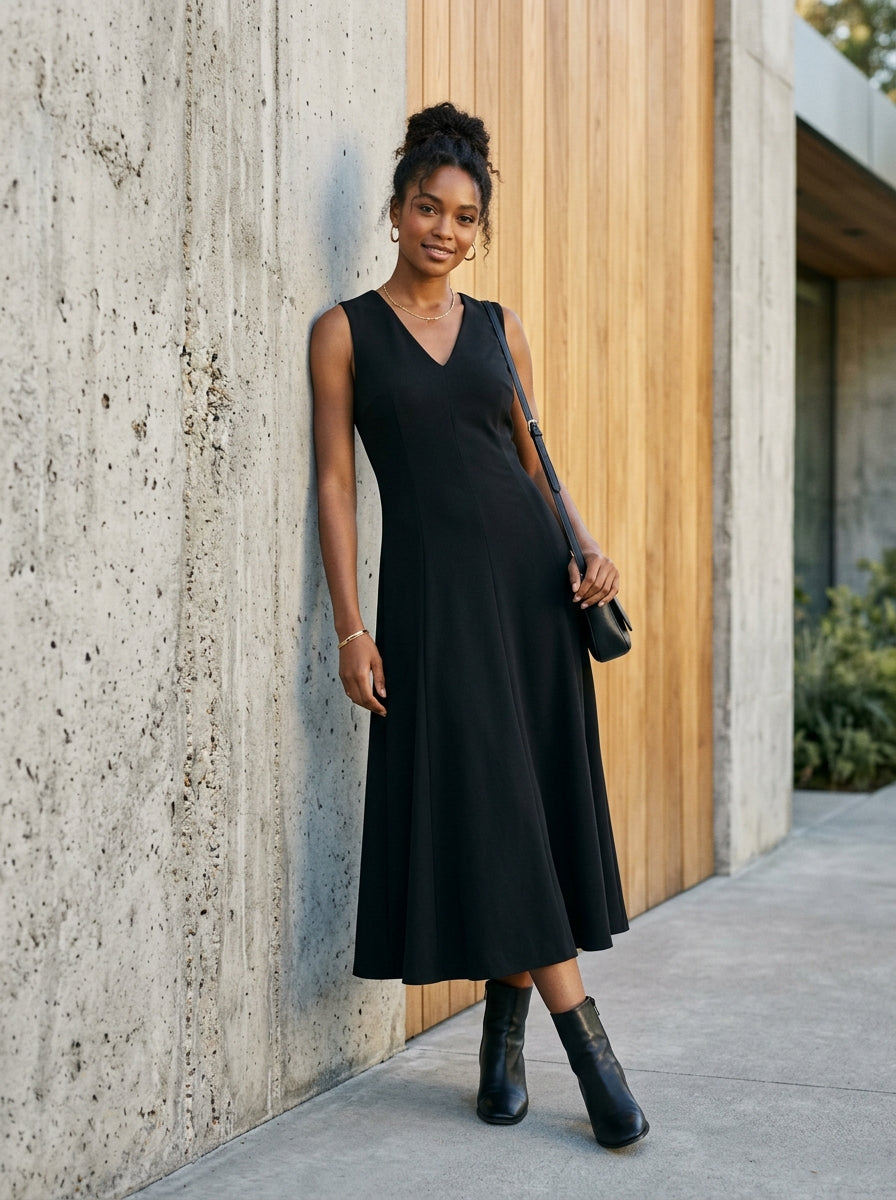 Travel midi dress