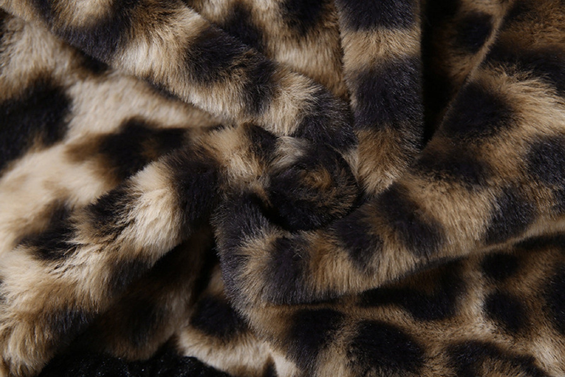 CurvesSense Autumn and winter new 2024 European and American women's retro sexy leopard print slim fur collar warm jacket